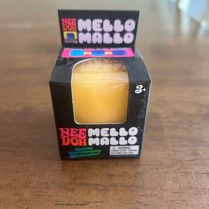 Nee Doh Mello Mallo Yellow Squishy Kids Learning Toy